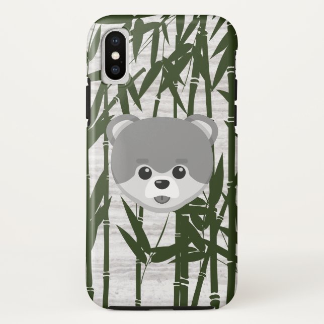 Funda De Case-Mate Para iPhone Bambú Marble Cute Animal (Reverso)