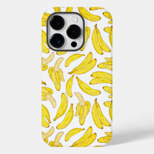 Funda Para iPhone 14 Pro De Case-Mate Banana esquematizada con la mano de la cosecha