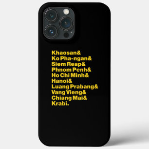 Funda Para iPhone 13 Pro Max Banana Pancake Trail / Circuito