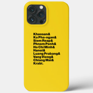 Funda Para iPhone 13 Pro Max Banana Pancake Trail / Circuito