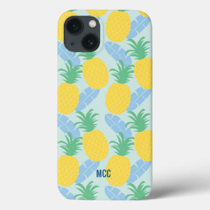 Funda Para iPhone 13 Banana tropical de piña deja personal