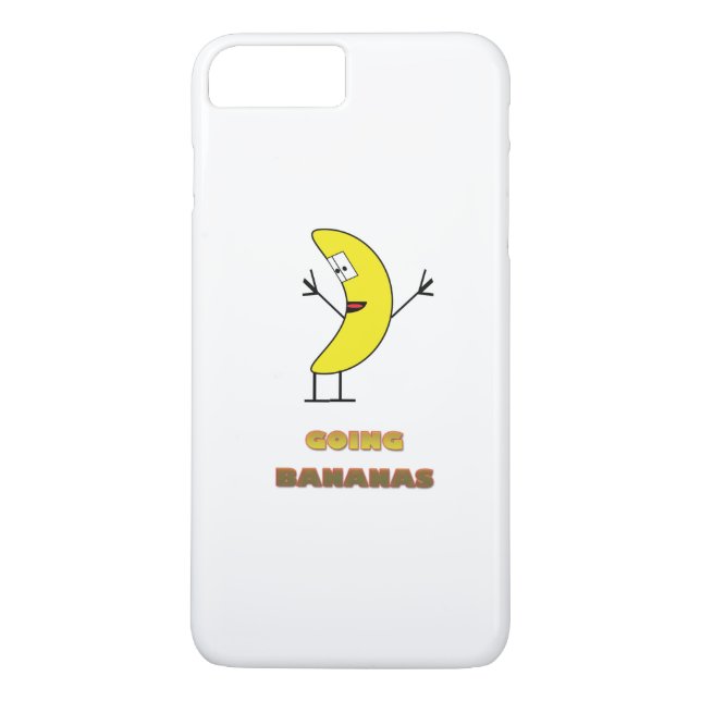 Funda De Case-Mate Para iPhone Bananas en marcha (Reverso)