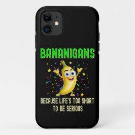 Funda Para iPhone 11 Bananganes, plátanos, graciosos positivos
