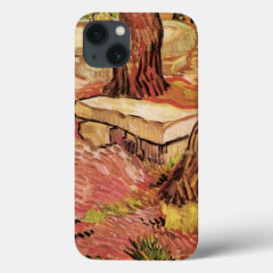 Funda Para iPhone 13 Banco de piedra en el jardín, Hospital de San Pabl