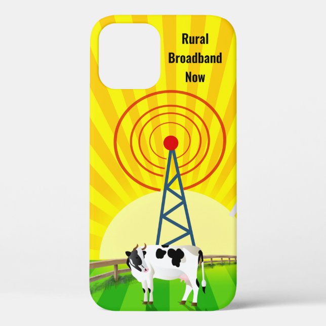 Funda De Case-Mate Para iPhone Banda ancha rural no (Reverso )