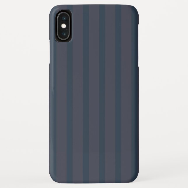Funda De Case-Mate Para iPhone Banda azul y ciruela de la marina moderna (Reverso)
