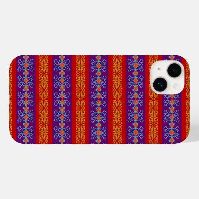 Funda De Case-Mate Para iPhone Banda Boho Brocade (Reverso  (Hotizontal))
