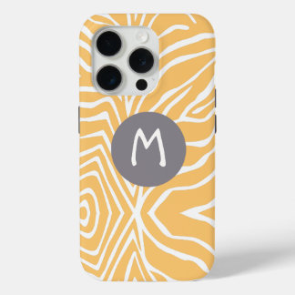 Funda Para iPhone 15 Pro Banda de cebra Cualquier color Personaliza el Mono