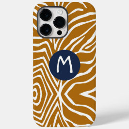 Funda Para iPhone 14 Pro Max De Case-Mate Banda de cebra Cualquier color Personaliza el Mono