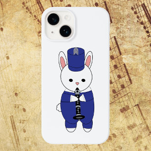 Funda Para iPhone 14 De Case-Mate Banda de marcha Clarinet Conejo Conejo Conejo Azul