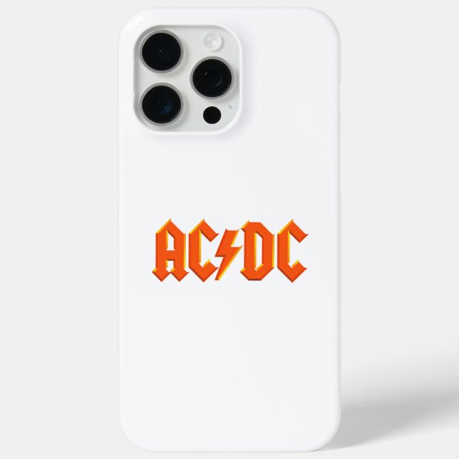 Funda De Case-Mate Para iPhone Banda de música ACDC (Reverso )