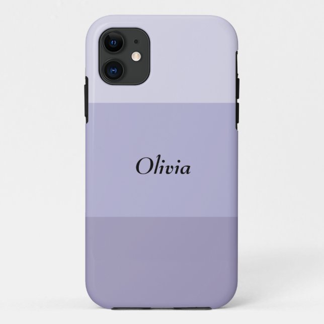 Funda De Case-Mate Para iPhone Banda de Ombre Azul (Reverso)