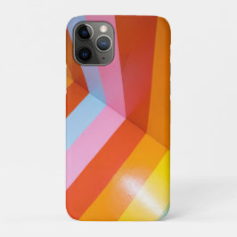 Funda Para iPhone 11 Pro Banda geométrica moderna del arcoiris