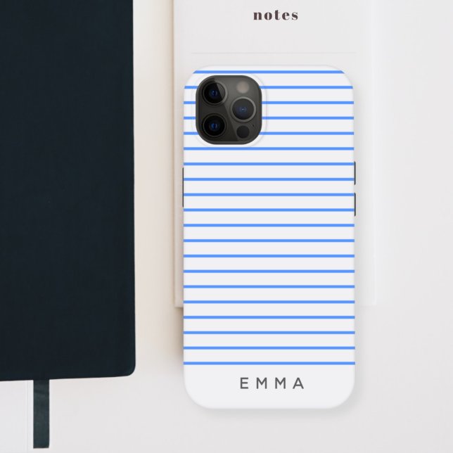Funda De Case-Mate Para iPhone Banda moderna | Escándalo de paro azul náutico (Subido por el creador)