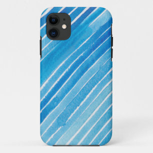 Funda Para iPhone 11 Bandas acuáticas de Aqua