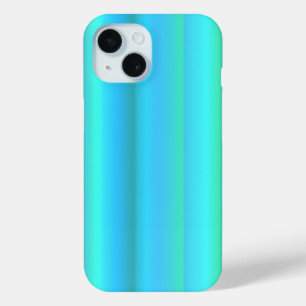 Funda Para iPhone 15 Bandas de arco iris verde azul
