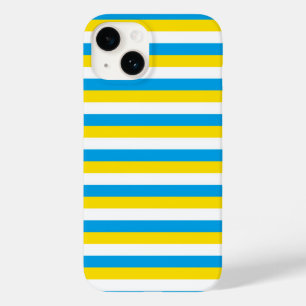 Funda Para iPhone 14 De Case-Mate bandas de la bandera de argentina país símbolo azu