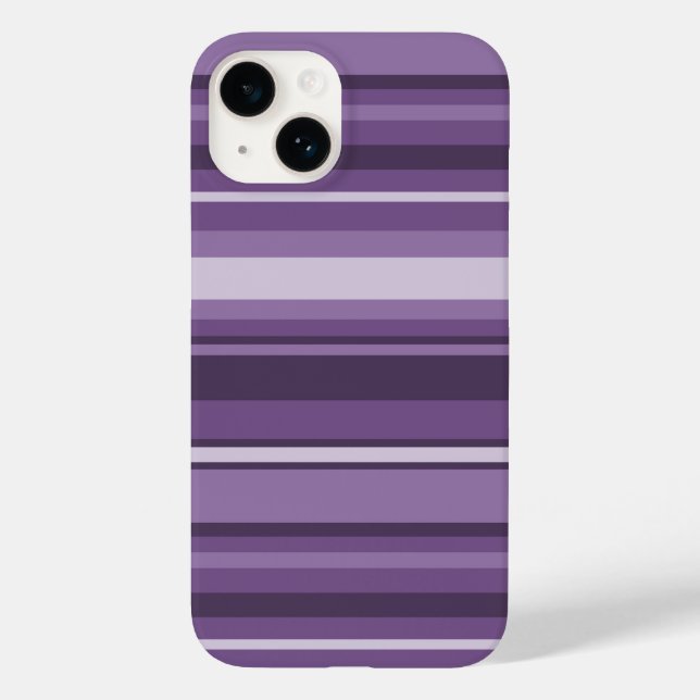 Funda De Case-Mate Para iPhone Bandas de lavanda (Reverso )