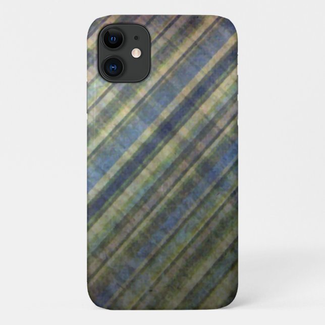 Funda De Case-Mate Para iPhone Bandas de salvia y lavanda (Reverso)