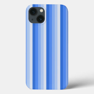 Funda Para iPhone 13 Bandas de sombra azul Funda-maleta para iPhone Mat