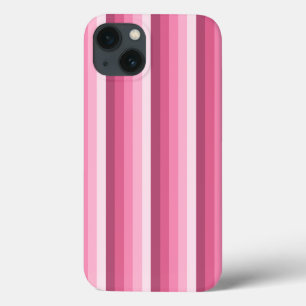 Funda Para iPhone 13 Bandas de sombra rosadas Funda-Mate iPhone estuche