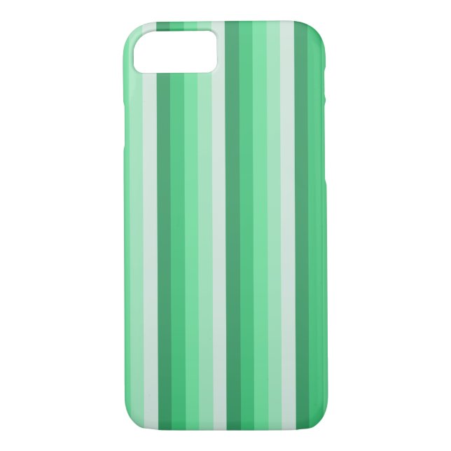 Funda De Case-Mate Para iPhone Bandas de sombra verdes (Reverso)