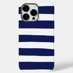 Funda Para iPhone 14 Pro Max De Case-Mate Bandas desiguales - Azul y Blanco