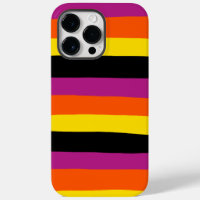 Bandas desiguales - Negro, rosa, Naranja y amarill