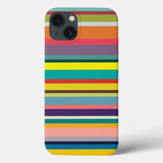 Funda De Case-Mate Para iPhone Bandas horizontales (Reverso)