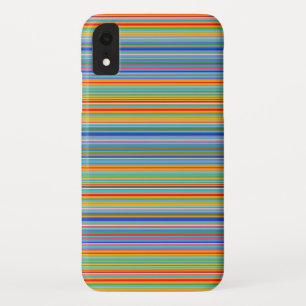 Funda Para iPhone XR Bandas multicolores