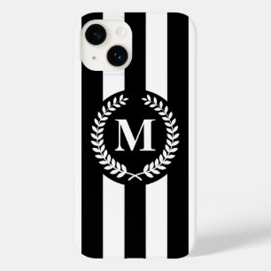 Funda Para iPhone 14 De Case-Mate Bandas negras y blancas