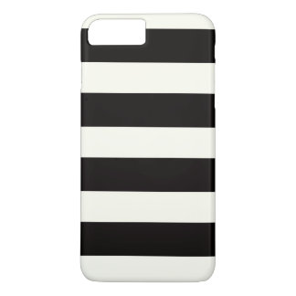 Funda Para iPhone 8 Plus/7 Plus Bandas negras y blancas