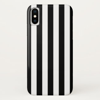 Funda Para iPhone XS Bandas negras y blancas