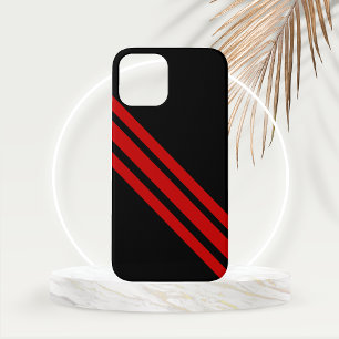 Funda Para iPhone 12 Bandas rojas audaces para profesionales