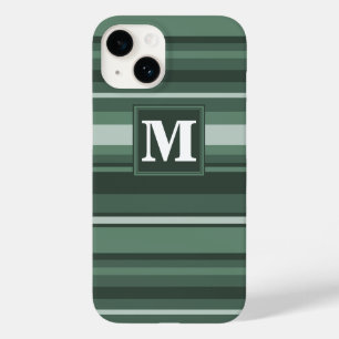 Funda Para iPhone 14 De Case-Mate Bandas verdes monográficas