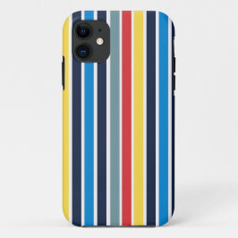 Funda Para iPhone 11 Bandas verticales multicolores luminosas.