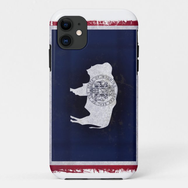 Funda De Case-Mate Para iPhone Bandeira do Wyoming (Reverso)