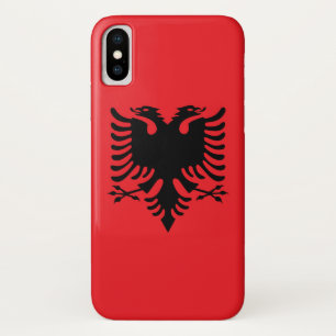 Funda Para iPhone X bandera albanesa