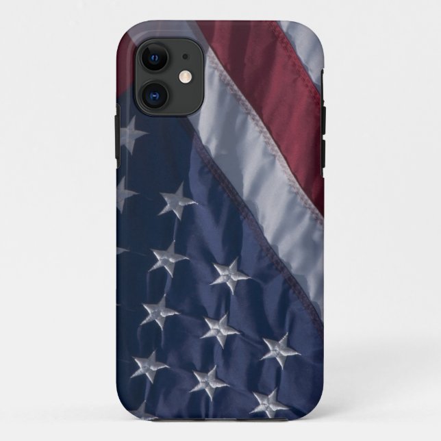 Funda De Case-Mate Para iPhone Bandera americana (Reverso)