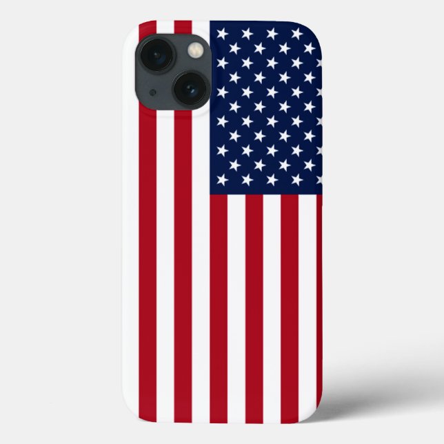 Funda De Case-Mate Para iPhone Bandera americana (Reverso)