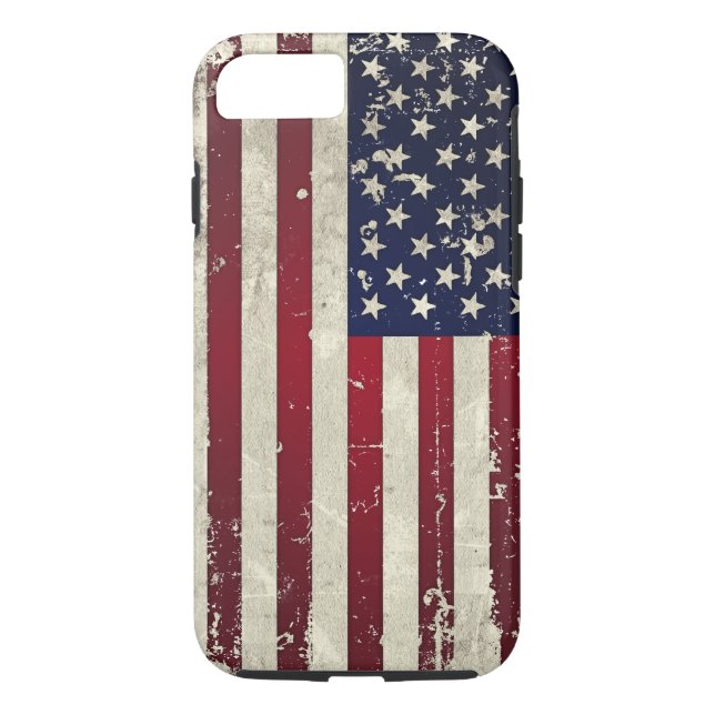 Funda De Case-Mate Para iPhone Bandera americana (Reverso)