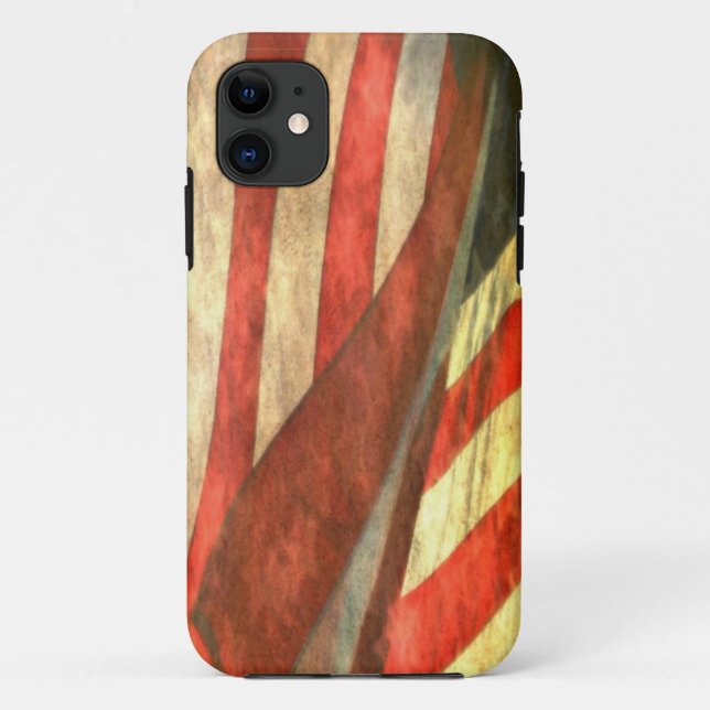 Funda De Case-Mate Para iPhone Bandera Americana Apple (Reverso)