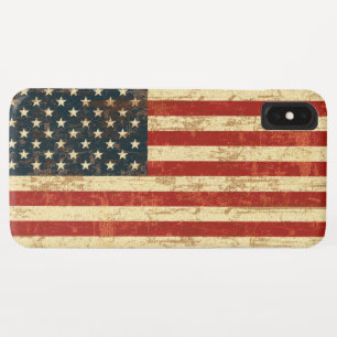 Funda Para iPhone XS Max Bandera americana sucia