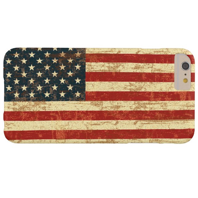 Funda De Case-Mate Para iPhone Bandera americana sucia (Reverso Horizontal)