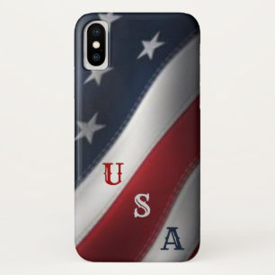 Funda Para iPhone X Bandera Americana USA