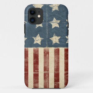 Funda Para iPhone 11 Bandera antigua desvanecida