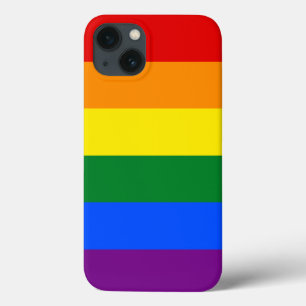 Funda Para iPhone 13 Bandera arcoiris LGBT