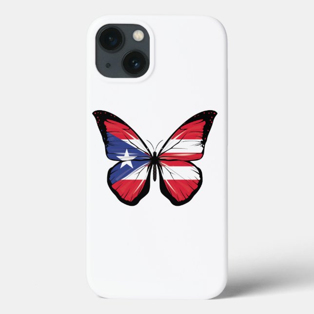 Funda De Case-Mate Para iPhone Bandera arrancada de Puerto Rico (Reverso)