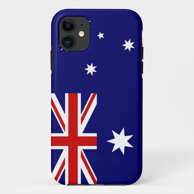 Funda De Case-Mate Para iPhone Bandera australiana (Reverso)