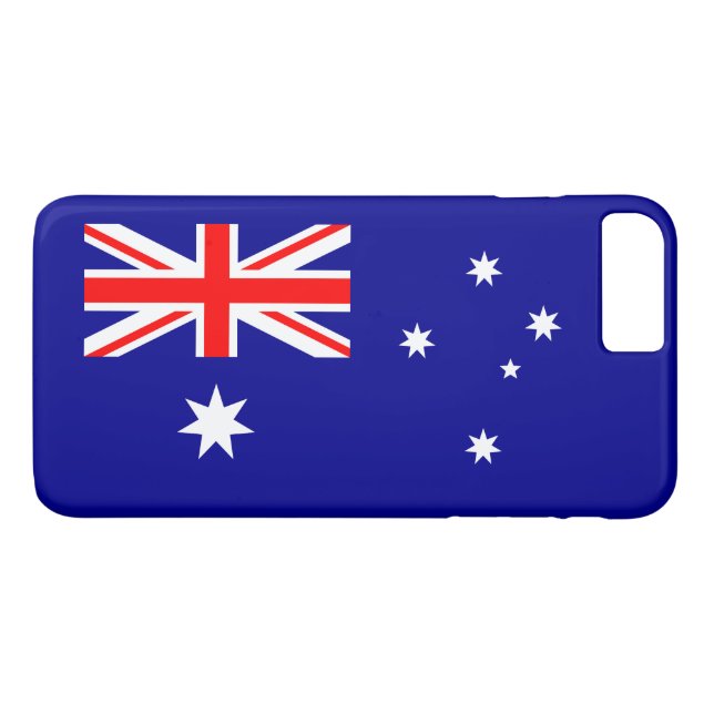 Funda De Case-Mate Para iPhone Bandera australiana patriótica (Reverso (horizontal))